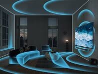 Dźwięk Dopasowany do Przestrzeni Pro w soundbarze Q800F dostępnym w sklepach Media Expert