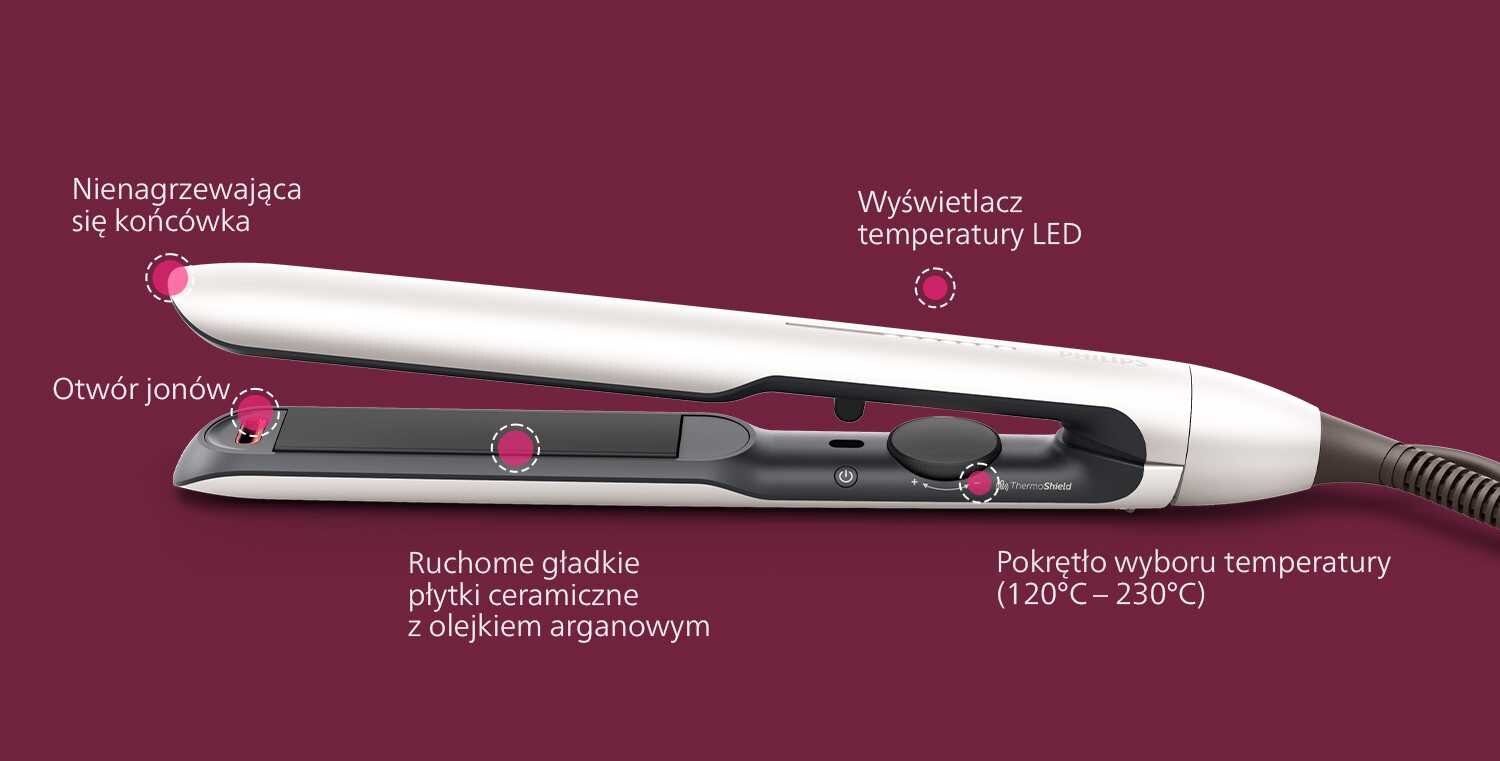 Zobacz, co wyróżnia prostownicę Philips serii 5000