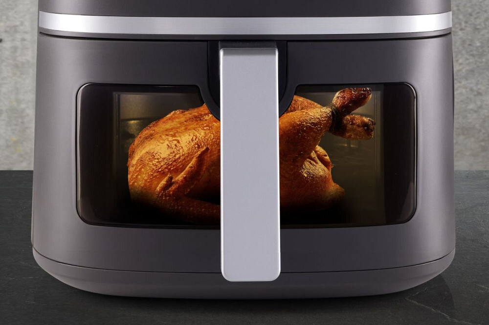 Frytkownica beztłuszczowa HISENSE HAF1900D Air Fryer manualne ustawienie temperatury od 40 do 200 stopni timer do 60 minut pełna kontrola idealnie chrupiące dania 