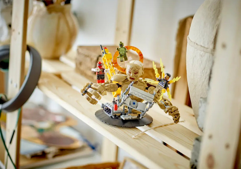 LEGO 76280 Marvel Spider-Man vs. Sandman: ostateczna bitwa zabawa edukacja rozwój wyposażenie kreatywność