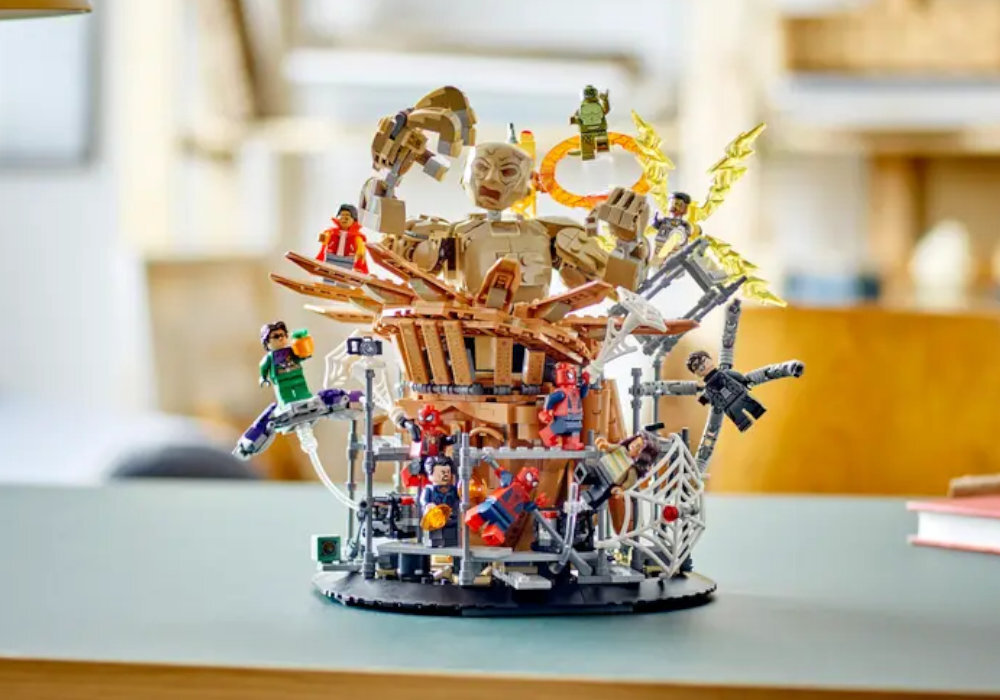 LEGO 76280 Marvel Spider-Man vs. Sandman: ostateczna bitwa zabawa edukacja rozwój wyposażenie kreatywność