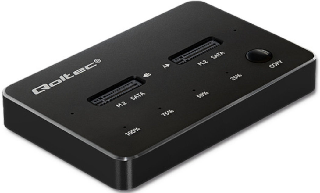 stacja dokująca QOLTEC 50310 wygoda zdjęcia filmy funkcjonalność szybkość prędkość dyski SSD