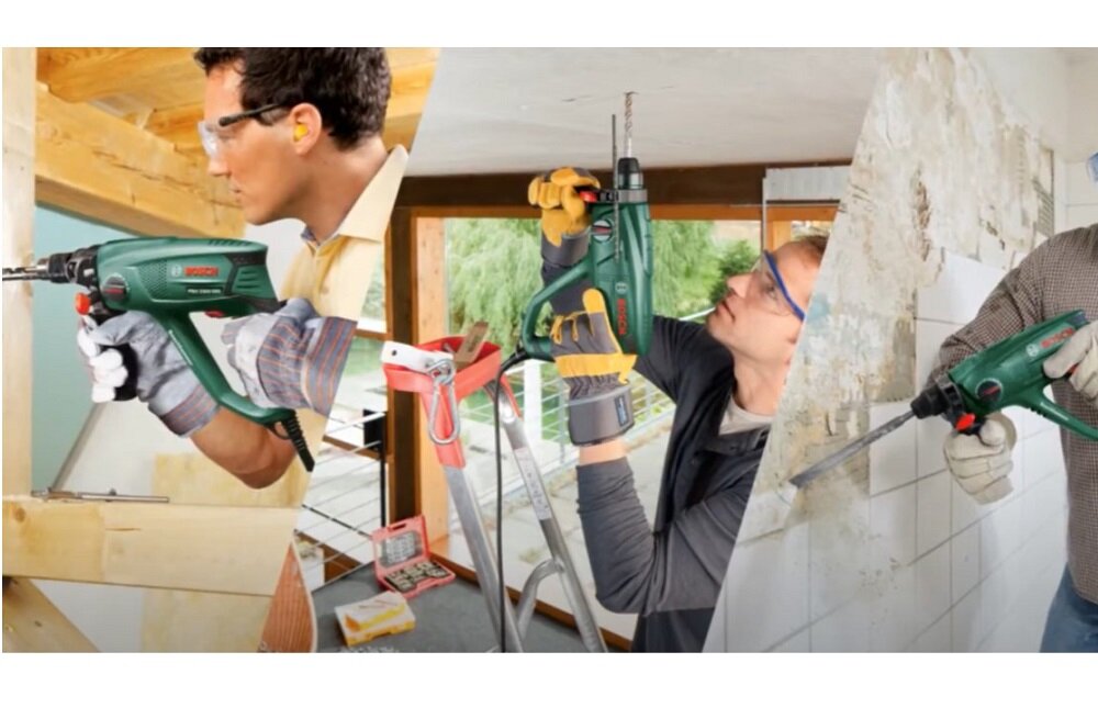 Młot udarowo obrotowy BOSCH PBH 2500 RE Imponująca moc optymalna kontrola Idealny sprzęt przeznaczony do remontów