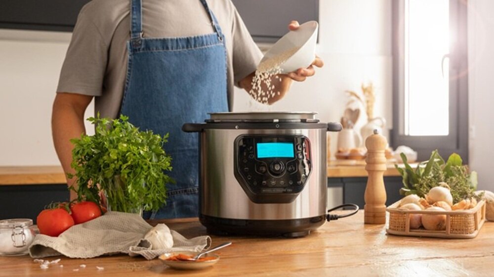 Multicooker CECOTEC Olla GM H Deluxe Fry głowica gorącego powietrza, smażenie z minimalną ilością tłuszczu, lżejsze przekąski