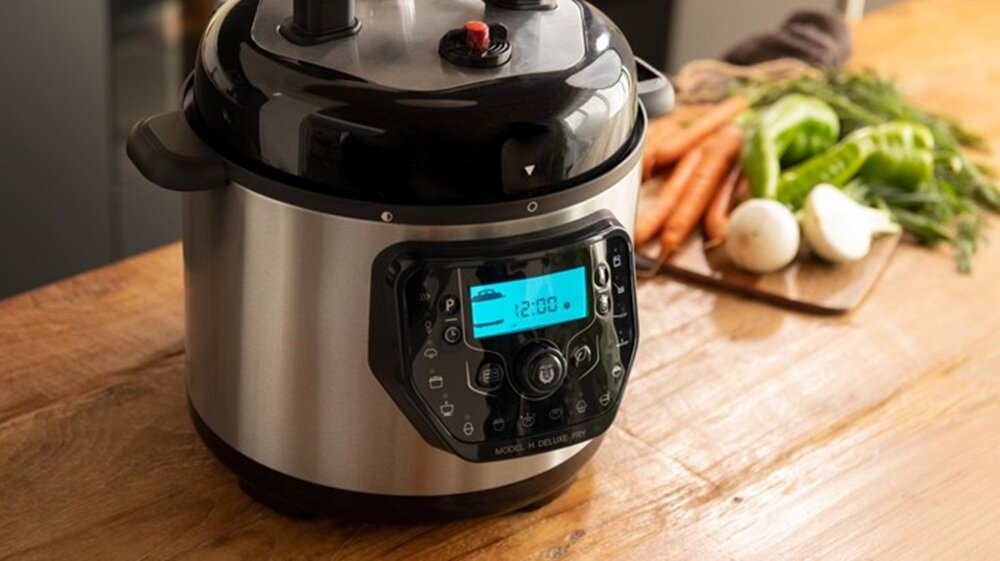 Multicooker CECOTEC Olla GM H Deluxe Fry wbudowana waga, dokładne przygotowanie potraw, wsparcie balansu w diecie