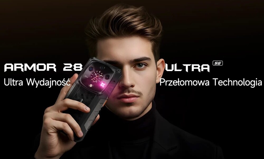 Smartfon ULEFONE Armor 28 Ultra pancerny telefon z procesorem MediaTek Dimensity i aparatem 1-calowym