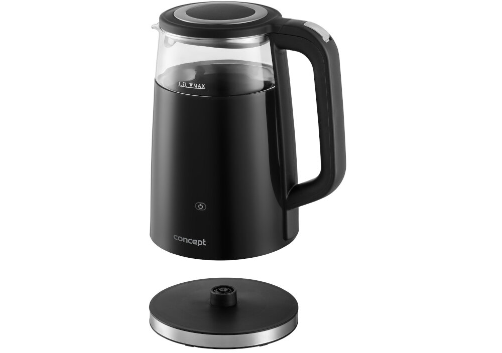 Czajnik CONCEPT RK4100 Prosta obsługa łatwa konserwacja wygodne uzytkowanie obrotowa podstawa