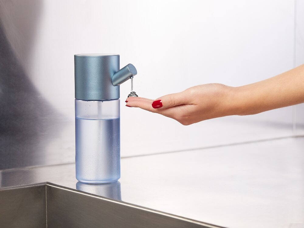 Dozownik do mydła LEXON Horizon Dispenser
            dozownik obok zlewu zbiornik regulacja dozowanie akumulator usbc dotykowy panel