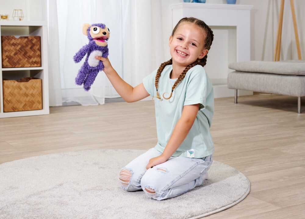 Maskotka SIMBA ScreamerZ Małpka 105953333 zabawa smiech rozsmieszanie niespodzianka dzwieki