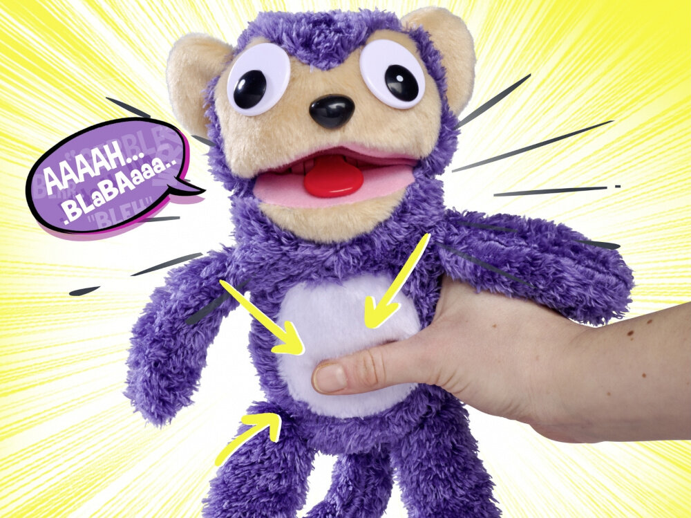 Maskotka SIMBA ScreamerZ Małpka 105953333 zabawka interaktywna do rozsmieszania rozne dzwieki smiech zabawa