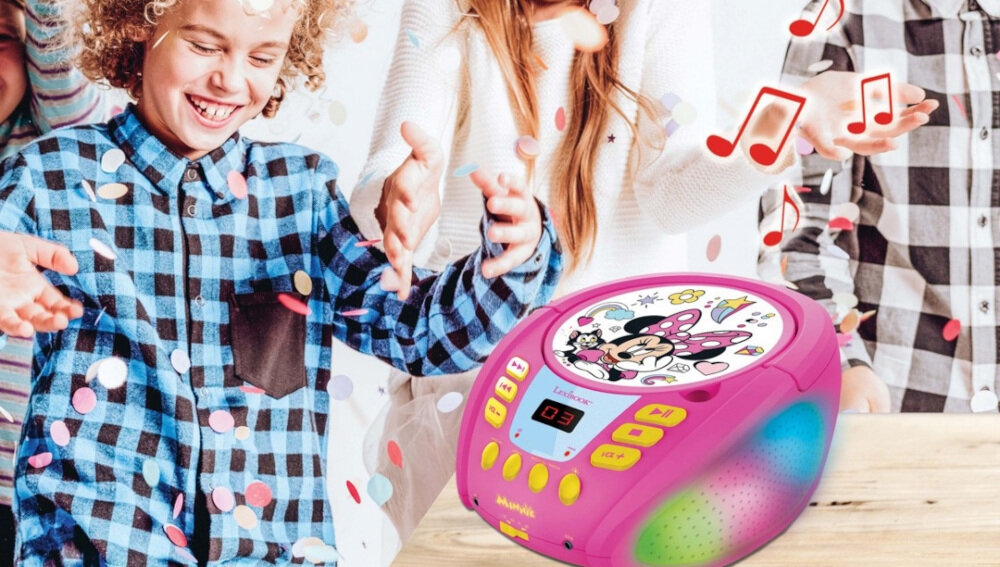 Radioodtwarzacz LEXIBOOK Disney Minnie RCD109MN - Wszędzie tam, gdzie Ty