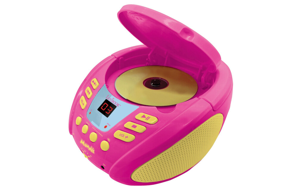 Radioodtwarzacz LEXIBOOK Disney Minnie RCD109MN - zailanie siecowe i bateryjne
