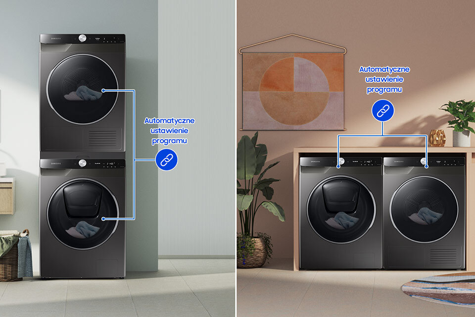 Rekomendacja cyklu suszenia na podstawie wybranego cyklu prania