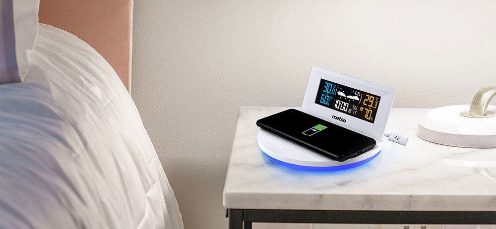 Stacja pogody METEO SP94 Szybkie wydaje ładowanie cewka miedziana