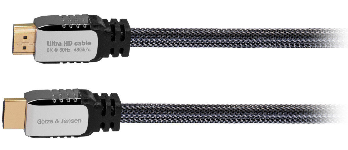 Kabel HDMI - HDMI GÖTZE & JENSEN GoldenLine 3 m jakosc wykonania oplot zloto