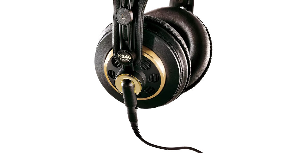 SŁUCHAWKI AKG K240 STUDIO NAUSZNE CZARNE dźwięk pasmo przenoszenia membrany dynamika impedancja