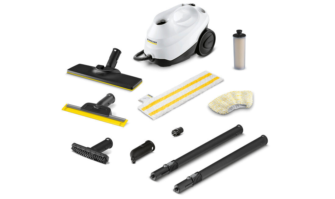 Parownica KARCHER SC 3 EasyFix Zestaw z ssawką do okien EU 1.513-664.0 zestaw akcesoria komplet wyposażenie