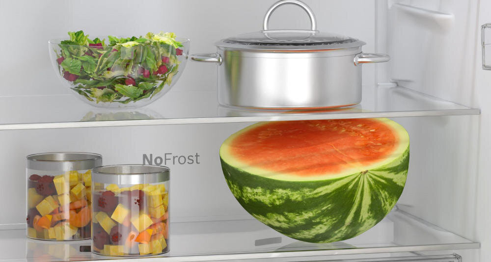 BOSCH KGN492LDF lodówka szklane regulowane półki dopasowanie szkło elegancja wnętrze praktyczne wygodne czyszczenie stabilność