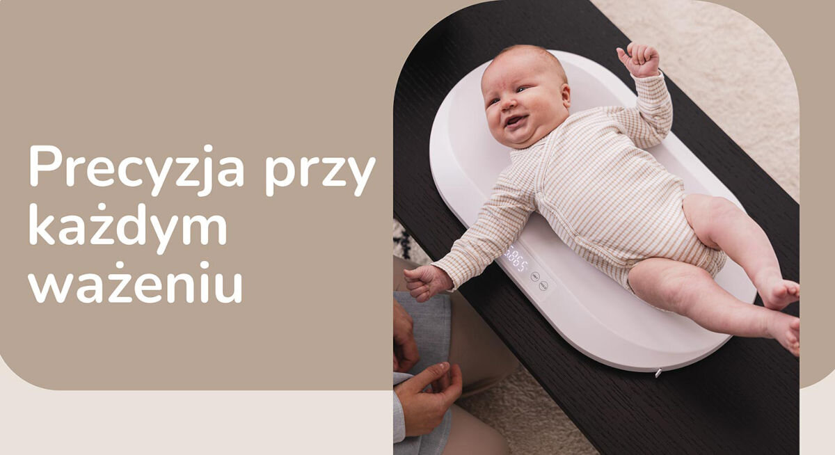 Waga dla niemowląt MOMINI TinyTally precyzyjny czujnik