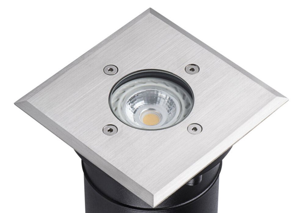 Oprawa najazdowa KANLUX Berg DL-10L 7173 Srebrny innowacyjne technologie oswietleniowe efektywne oszczedne oswietlenie trzonek GU10 do zarowek LED moc do 10 W