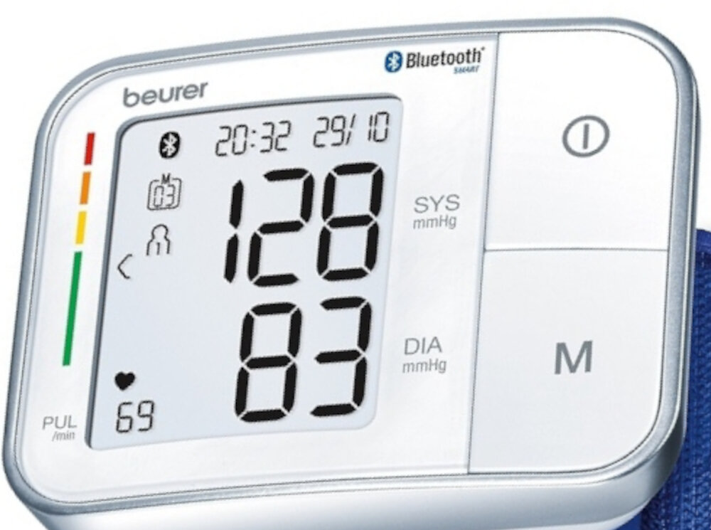 Ciśnieniomierz BEURER BC 57 bardzo czytelny wyświetlacz futerał