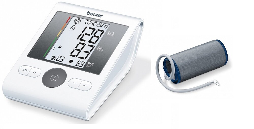 Ciśnieniomierz BEURER BM 28 nowoczesny w pełni automatyczny łatwy w obsłudze czytelny wyświetlacz dodatkowe funkcjonalności