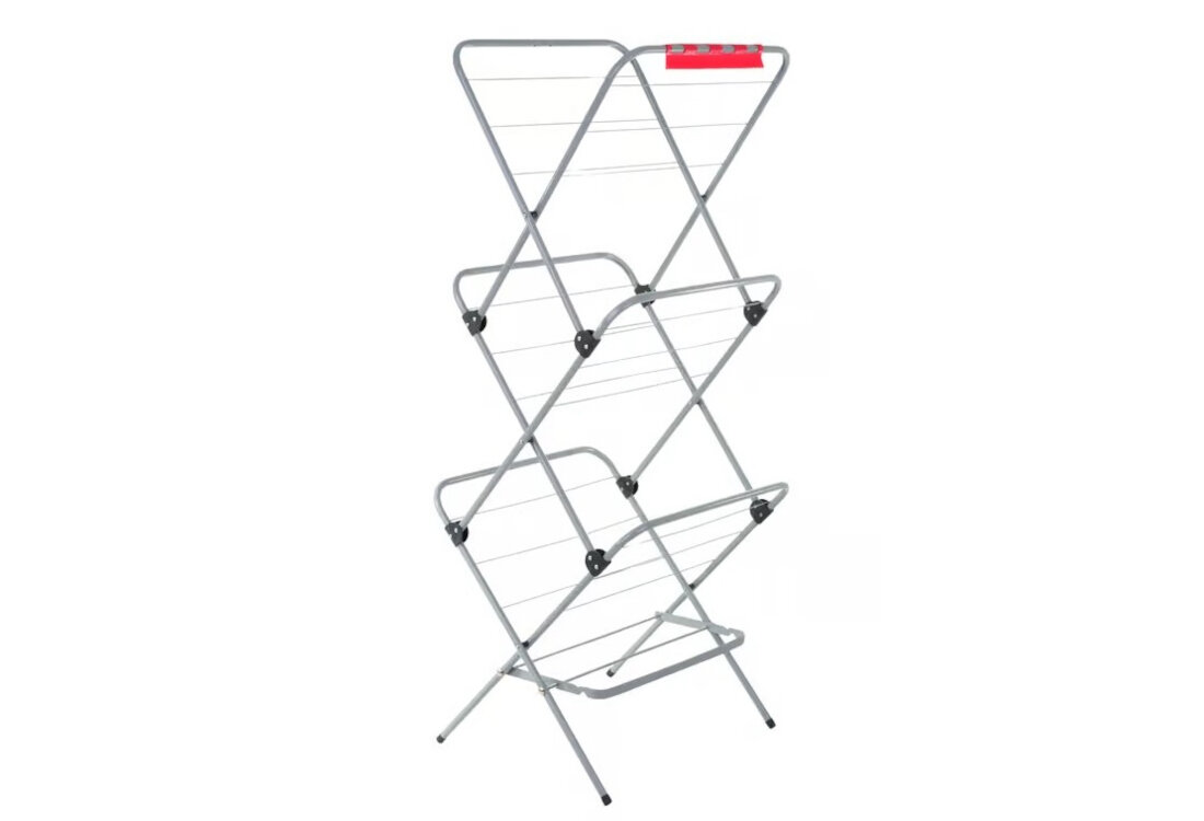 Suszarka na pranie VELKEA V200 Szary solidna pojemność wymiary długość wysokość głębokość waga maksymalne obciążenie