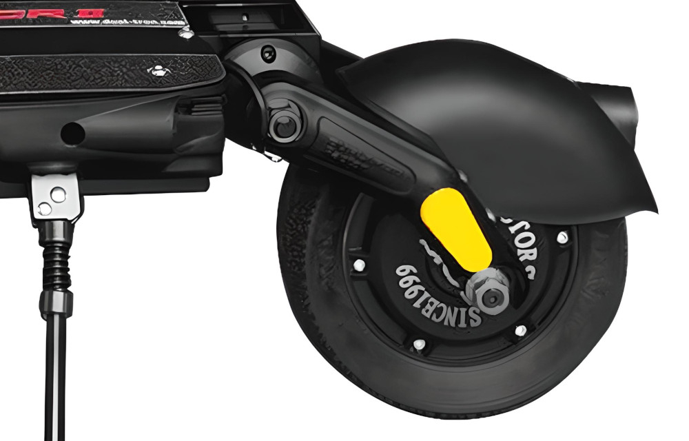 Hulajnoga elektryczna DUALTRON Raptor 2 Czarny dwa silniki moc 1500 W kazdy niezwykle przyspieszenie predkosc do 20 km/h pokonywanie niewielkich wzniesien o nachyleniu terenu do 30 stopni