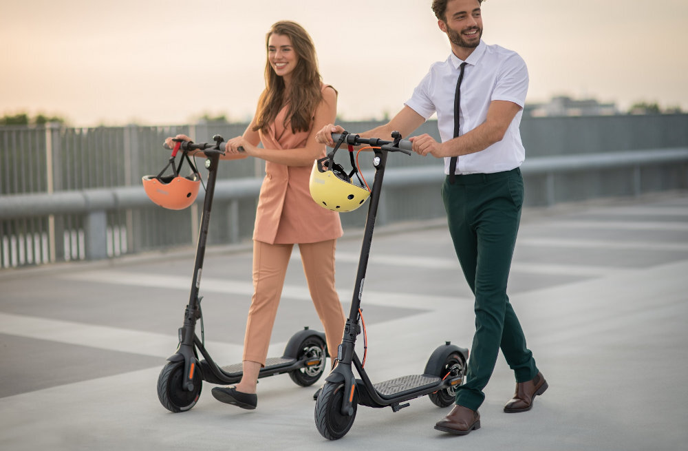 Hulajnoga elektryczna SEGWAY KickScooter F30D Szary podest