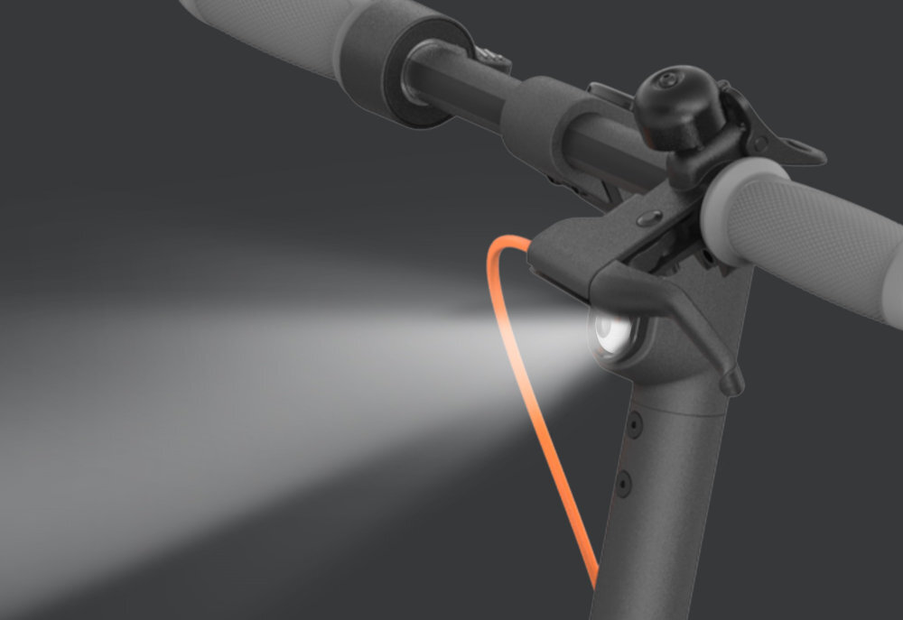 Hulajnoga elektryczna SEGWAY KickScooter F30D Szary oswietlenie