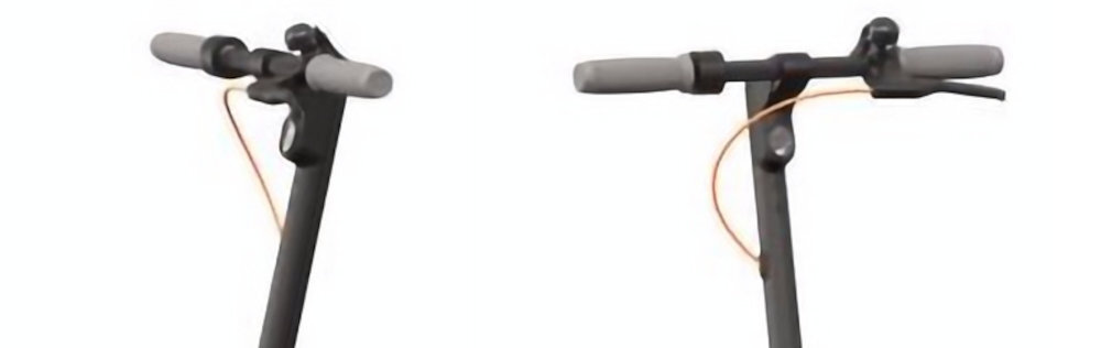 Hulajnoga elektryczna SEGWAY KickScooter F30D Szary uchwyty kierownica