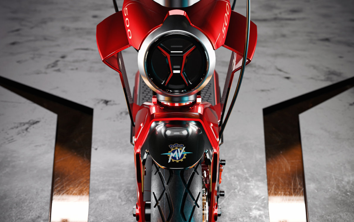 Hulajnoga elektryczna MV AGUSTA Rapido Serie Oro 10 Czarny oswietlenie LED