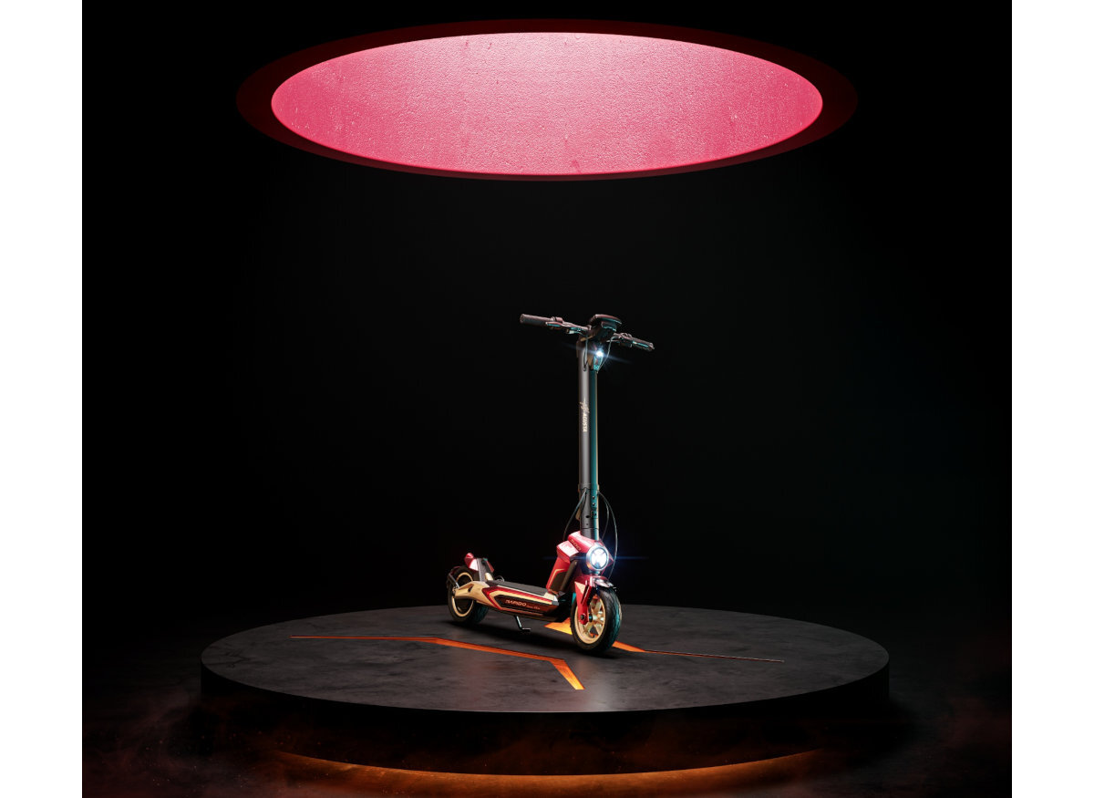 Hulajnoga elektryczna MV AGUSTA Rapido Serie Oro 10 Czarny mocny silnik i pojemny akumulator