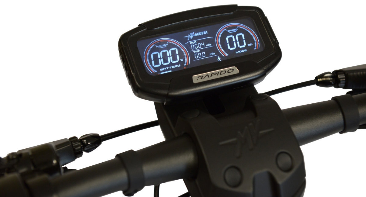 Hulajnoga elektryczna MV AGUSTA Rapido Serie Oro 10 Czarny wyswietlacz