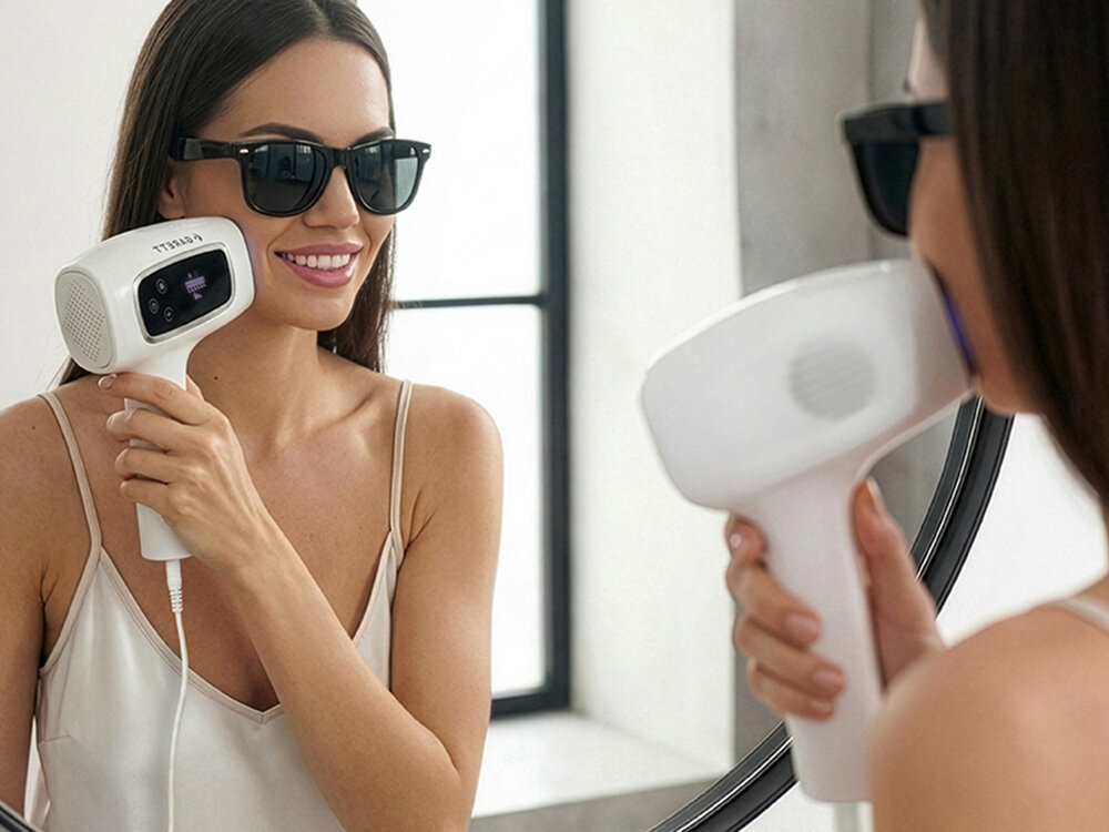 Depliator GARETT Beauty Flash Sense Biały bez wymiany końcówek, jedna, uniwersalna