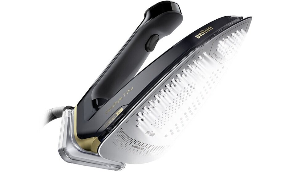 Generator pary BRAUN IS7298CP Care Style 7 Pro tryb prosteam, ciągły wyrzut pary, wygładzenie grubszych tkanin