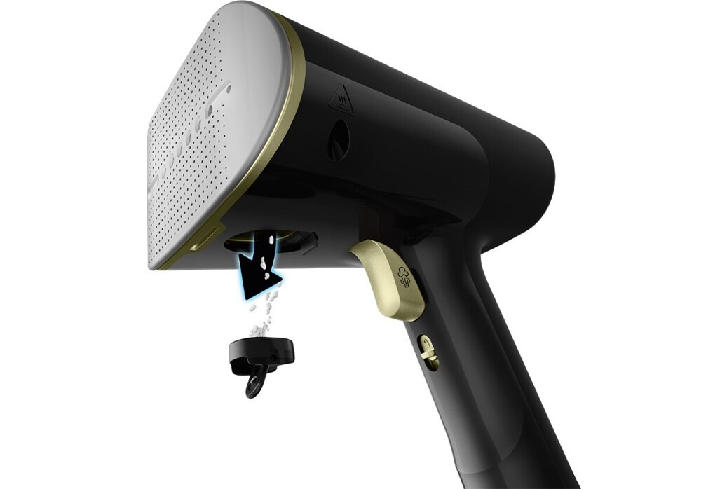 Parownica do ubrań Steamer BRAUN GS7088CP podgrzewana stopa, szybkie wygładzenie tkaniny, szybkie odświeżenie