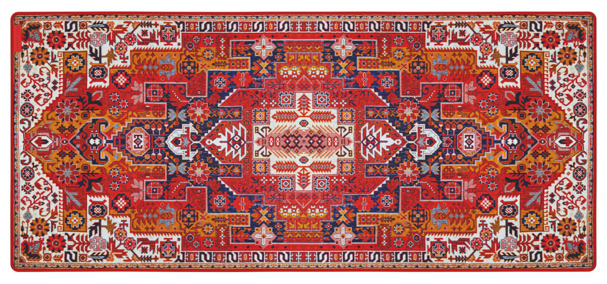 SECRET GEAR Carpet Diem Powierzchnia z tkaniny poliestrowej sensorami optycznymi i laserowymi Duży format - podkładka na białym tle od góry