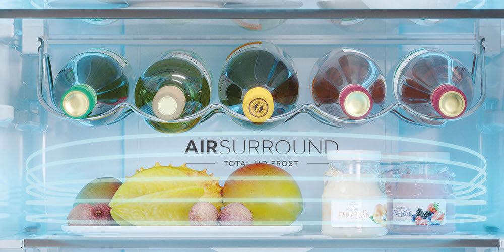 LODÓWKA HAIER HTW5618ENPT 3D HAIER Air Surround Total No Frost bez lodu szronu