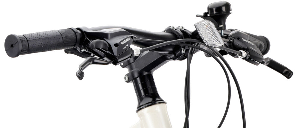Rower młodzieżowy SUN BABY Verdant Calix ST 7-SH 24 cale dla dziewczynki Biało-różowo-miętowy kierownica na białym tle kierownica SBB typu MTB wspornik SBB z mocowaniem na 4 śruby stabilny układ czteropunktowe mocowanie skuteczniej rozkłada siły działające na kierownicę możliwość regulacji wysokości kierownicy w zakresie od 91 do 94 cm