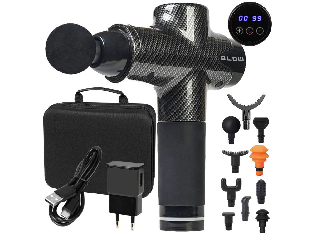 Masażer ręczny Gun BLOW Wave 5000 zawartość opakowania