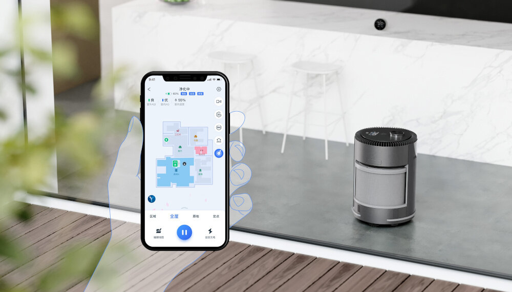 ZEcovacs AIRBOT Z1 rozmowy wideo