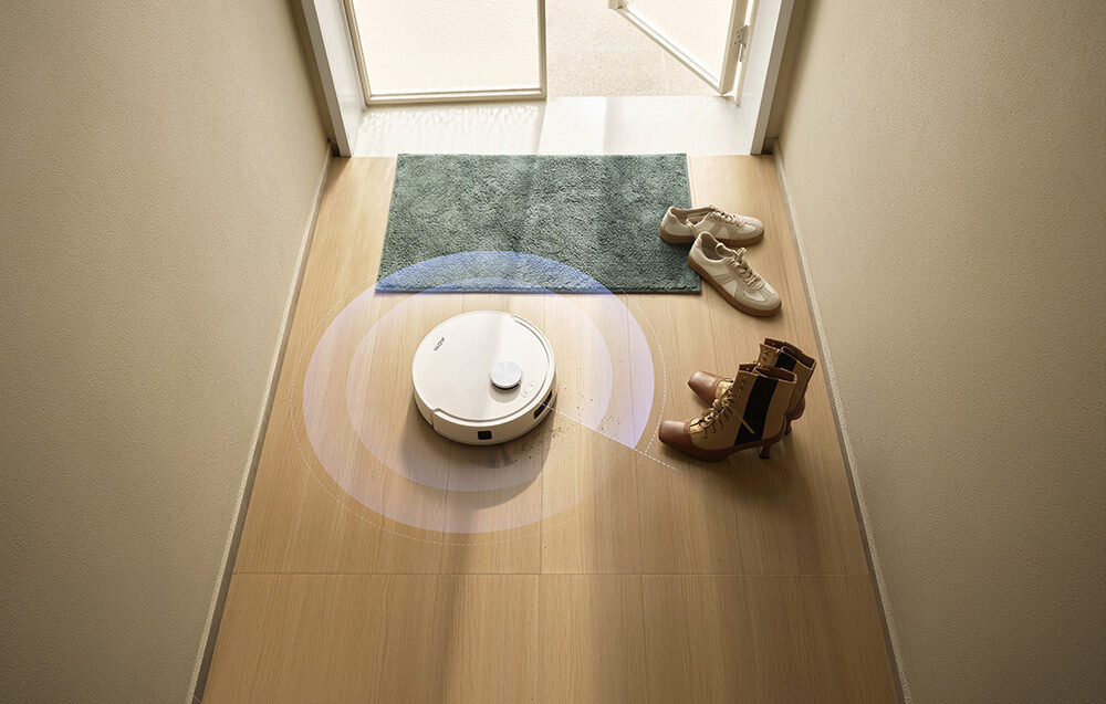 Robot sprzątający MOVA E20S Pro Plus Omijanie przeszkód 3DAdapt liniowego lasera w czasie rzeczywistym dokładność i efektywność