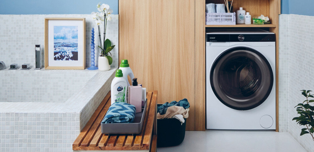 Pralka CANDY AI BS 49B9-S CANDY AI BS 49B9-S Cichy program prania nocnego cicha praca Ochrona przed zagnieceniami Wyjątkowo cicha AI Silent Motion mniejsze wibranie praca w nocy 72 dB pojemność bębna 9 kg większa ilość prania rozpoznawanie wagi dopasowanie parametrów prania