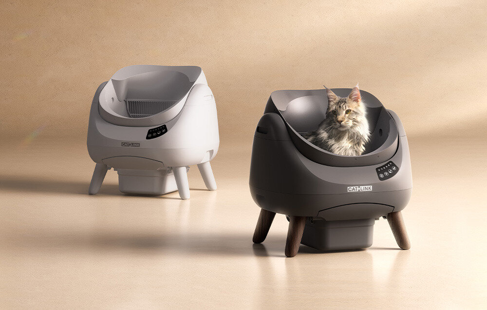 Inteligentna kuweta dla kota CATLINK Open X Biała Spokój i komfort dla kota z automatycznym systemem czyszczenia Otwarta konstrukcja 360°  Obsługa przez aplikację łączność Wi-Fi 2,4 GHz i 5 GHz  kontrola działanie