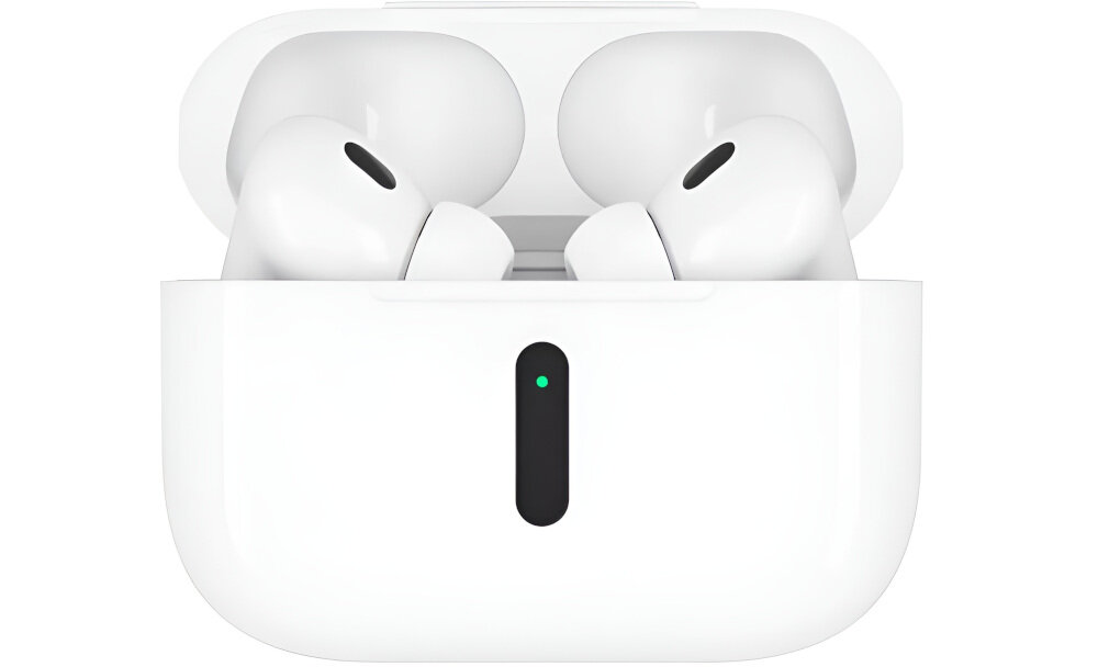 Słuchawki dokanałowe EXTRALINK Lifestyle HarmonySound V1.0 sterowanie dotykowe Siri rozmowy telefoniczne mikrofon, urzadzenie od frontu na białym tle