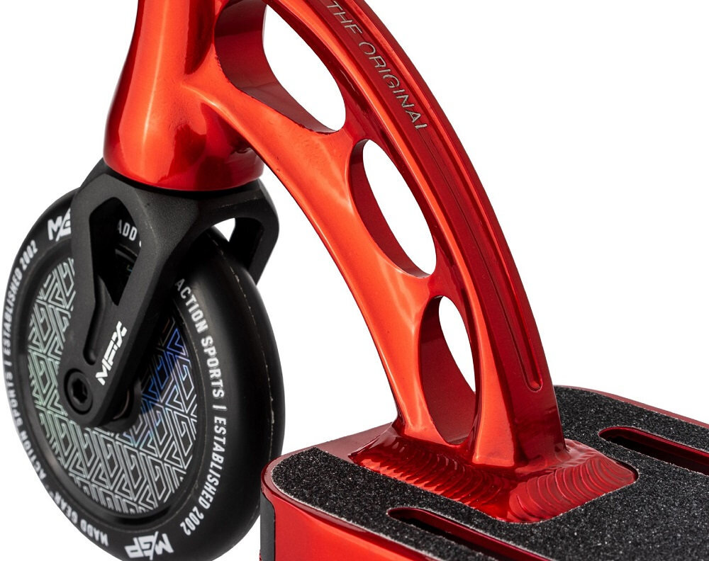 Hulajnoga wyczynowa MADD GEAR Origin Extreme Liquid Coated czerwony lozyska kolka