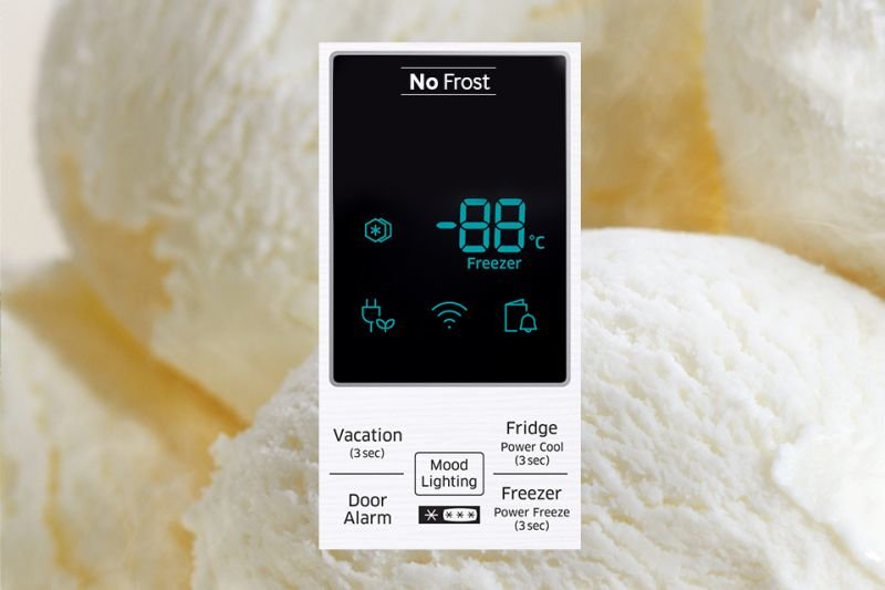 Samsung Power Freeze. Szybkie zamrażanie produktów Samsung Power Freeze. Szybkie zamrażanie produktów