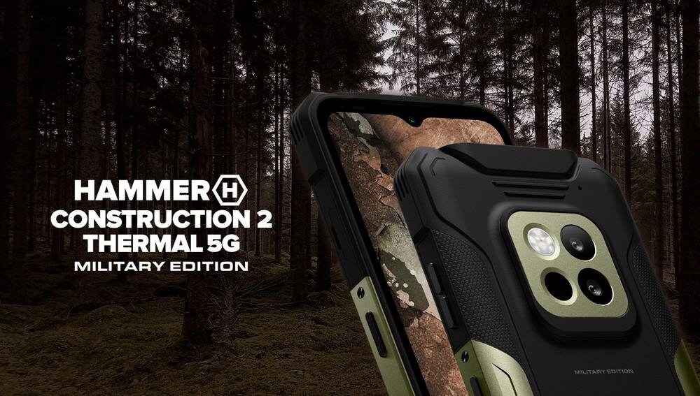 Smartfon MYPHONE Hammer Construction 2 5G Thermal Military Edition  