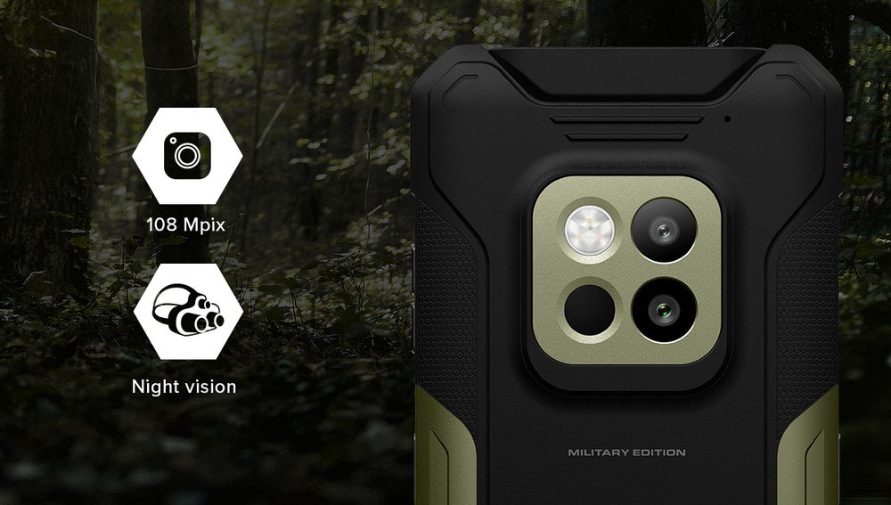 Smartfon MYPHONE Hammer Construction 2 5G Thermal Military Edition  aparat